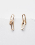 Paper Clip Studs - 14K Gold Fill