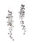 Long Coined Bright Earrings - Sterling Silver - KMJ ZUZKO Jewelry - Earrings