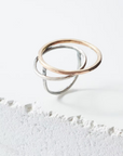 O-Ring Mixed - Sterling Silver + 14K Gold-Fill