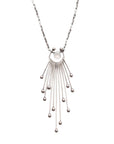 Matchsticks Necklace - Sterling Silver + Moonstone - KMJ ZUZKO Jewelry - Necklace