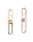 Paper Clip Studs - 14K Gold Fill - KMJ ZUZKO Jewelry - Earrings