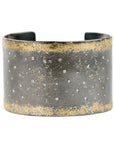City Lights Cuff - 22k Gold, Oxidized Silver + Reclaimed Diamonds