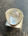 Enhydro Quartz Parabola Ring - 14k Gold + Sterling Silver - KMJ Hilary Finck Jewelry - Ring