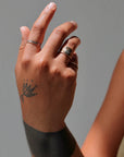 Sun & Life Ring - Oxidized Brass, Sterling Silver + 14k Gold-Fill - KMJ Claire Sommers Buck Jewelry - Rings