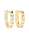 Fav Hoops Chubby - 18ky Gold + VS Diamonds