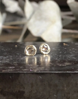 Mirage Studs - 14ky + Diamonds