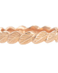 Leaf Stacker - 14k Rose Gold - KMJ Cameron Clark Jewelry - Rings