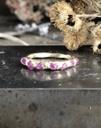 Unity Ring - Pink Sapphire - KMJ Emilie Shapiro Fine Jewelry - Rings