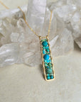 Turquoise Rectangular Necklace