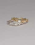 Branch Solitaire -14k Gold + Diamond