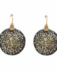 Black Pollen Bronze Earring - KMJ Julie Cohn Design Jewelry - Earrings
