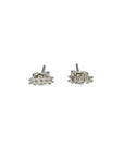Granule Bar Studs - Sterling Silver