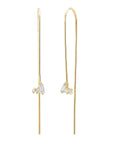 Diamond Threaders - 18k Gold + Diamonds