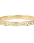 Everyday Diamond Band - 18ky Gold, 14kpw Gold + VS Diamonds - KMJ Kate Maller Jewelry Jewelry - Bridal
