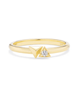 Summit Triangle Ring - 18k Gold + Diamonds - KMJ Meredith Young Jewelry Jewelry - Rings