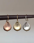 Rose Petal Earrings - Silver - KMJ Made By Branch Jewelry - Earrings