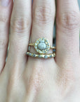 Unity Ring - 14k Gold + Rough Diamonds - KMJ Emilie Shapiro Fine Jewelry - Rings