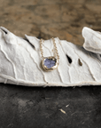 Bud Pendant - 14k Gold + Tanzanite - KMJ Emilie Shapiro Fine Jewelry - Necklaces