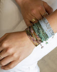Sakoda Emerald Wrap Bracelet-Necklace - 14k Gold + Sakoda Emerald - KMJ Anne Sportun Jewelry - Bracelets