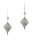 Secret Garden Multi-Sapphire Earrings - Sterling Silver