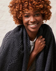 100% Italian Spun Egyptian Cotton Body Cocoon Wrap: Forest Fern Print