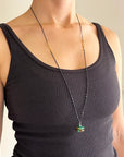 Turquoise Cairn Pendant - 18k Gold