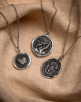 Family Above All Talisman - Sterling Silver - KMJ Pyrrha Jewelry - Necklace