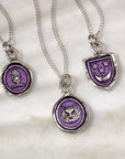 Ever Changing Appreciation Talisman - Mystic Violet + Bright Sterling Silver