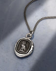 Watch Over Me Talisman - Sterling Silver - KMJ Pyrrha Jewelry - Necklace
