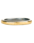 Black + Gold Stacker Ring
