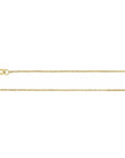 14K Yellow Gold .75 mm Solid Box Chain - 18"