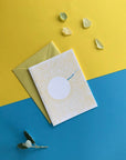 Thinking of You Eclipse Letterpress Card - KMJ Helen Edna Gifts - Card