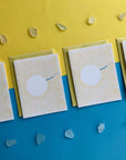 Thinking of You Eclipse Letterpress Card - KMJ Helen Edna Gifts - Card