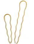 Hammered Brass Hair Pin - KMJ Claire Sommers Buck Gifts - Hair Accessory