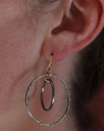 Orbit Hoop Earrings - KMJ Kate Maller Jewelry Jewelry - Earrings