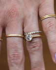 Pinky/Midi Stackers - 22k/18ky Gold, 14kpw Gold + Oxidized Silver - KMJ Kate Maller Jewelry Jewelry - Rings