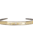 Walking on the Moon Cuff 2.0 - 22k/18k Gold, Oxidized silver + VS Diamonds - KMJ Kate Maller Jewelry Jewelry - Bracelets