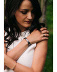 Classic Aspen Cuff - 18k gold, Oxidized Silver + Reclaimed Diamonds - KMJ Kate Maller Jewelry Jewelry - Bracelets
