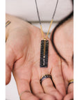 Classic Aspen Necklace - 18k gold, Oxidized Silver + Reclaimed Diamonds - KMJ Kate Maller Jewelry Jewelry - Necklaces