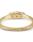 3 Stone Old Mine Cut Diamond Ring - 18k Gold + Diamonds Sz 7 - KMJ Erin Cuff Jewelry - Bridal