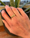 Golden Terra Band - 18k Gold + Reclaimed Diamonds - KMJ Kate Maller Jewelry Jewelry - Rings