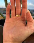 Golden Terra Band - 18k Gold + Reclaimed Diamonds - KMJ Kate Maller Jewelry Jewelry - Rings