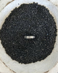 Oxidized Silver Scattered Diamond Band - 4mm, 7mm, 10mm - KMJ Kate Maller Jewelry Jewelry - Rings