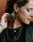 Hoop Dream Earrings 2.0 - Large - 18k Gold + Reclaimed Diamonds - KMJ Kate Maller Jewelry Jewelry - Earrings