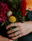 Legacy Diamond Ring - 18ky Gold + Moonfire Diamond - KMJ Kate Maller Jewelry Jewelry - Bridal