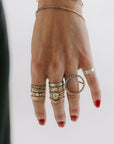 Luxe Aspen Band - 18ky Gold + Reclaimed Diamonds - KMJ Kate Maller Jewelry Jewelry - Rings