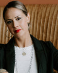 Chelsea Hoops - Large - 22k/18k Gold + Oxidized Silver - KMJ Kate Maller Jewelry Jewelry - Earrings