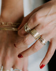 Shine On Diamond Ring - 18ky Gold + VS Reclaimed Diamonds 3.5mm - KMJ Kate Maller Jewelry Jewelry - Bridal