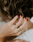 Eternity Diamond Band - 18k Gold, 14kpw Gold + VS Diamonds + Black Diamonds - KMJ Kate Maller Jewelry Jewelry - Bridal