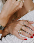 Legacy Diamond Ring - 18ky Gold + Old Euro Diamond - KMJ Kate Maller Jewelry Jewelry - Bridal